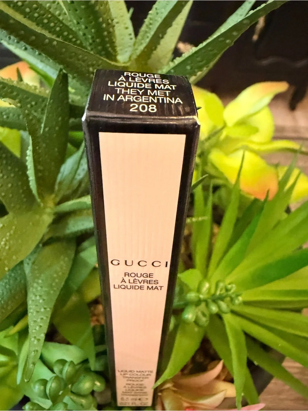 Gucci Liquid Matte Lipstick — #208 They Met In Argentina- NIB